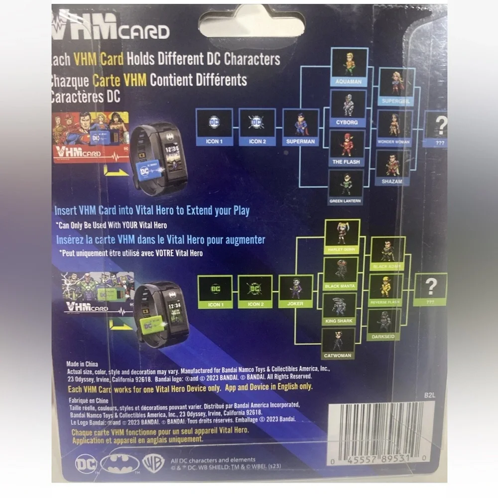 Vital Hero Memory Card Pack - DC Characters